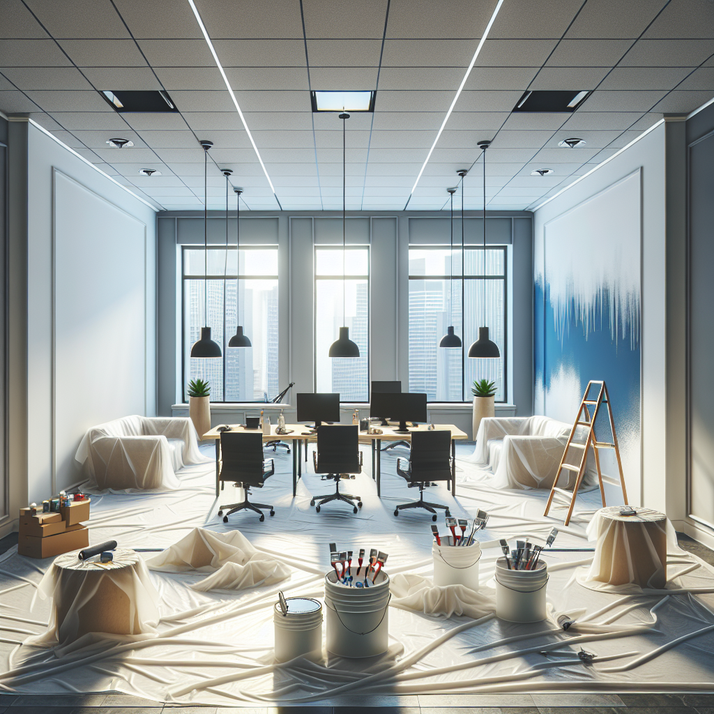Malování kanceláří a firem: Kompletní průvodce a rozpočet